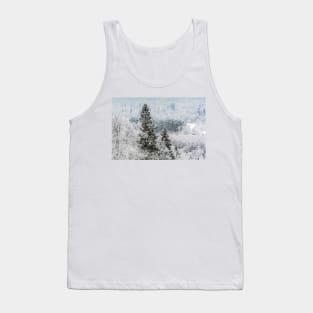 Snowy fir tree Tank Top